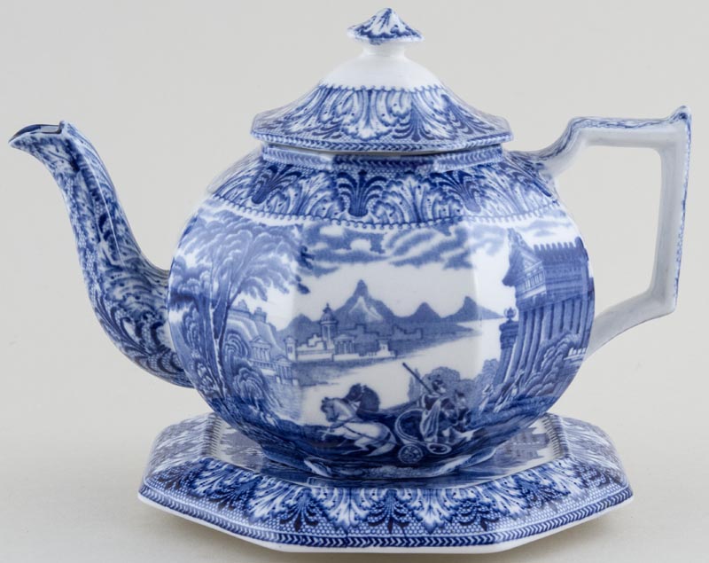 Teapot and Stand octagonal c1930